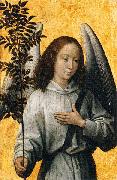Hans Memling Angel with an olive branch oil painting